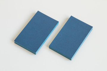 Business card on desk