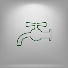 faucet vector icon