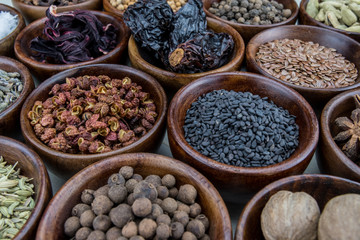 Small Bowls of Spices