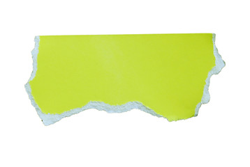 Ripped paper on black, space for advertising copy