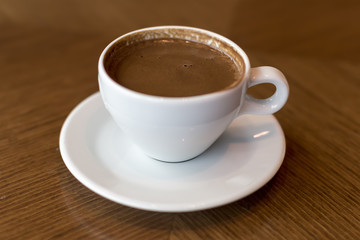 isolated on a white background coffee cup