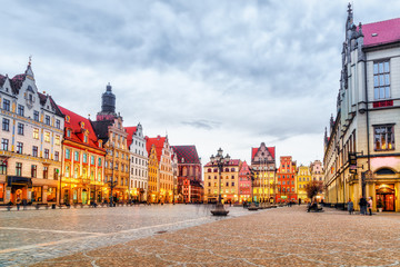 Wrocław, historyczne centrum miasta - obrazy, fototapety, plakaty