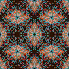 Abstract seamless pattern. This pattern can be used for wallpaper, pattern fills, web page background, surface textures. Vector illustration