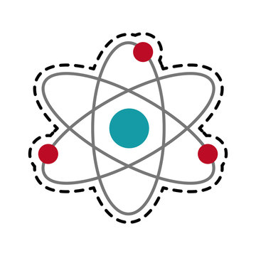 atom representation icon image vector illustration design