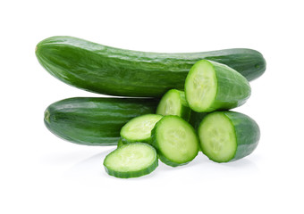 cucumber isolated on white background