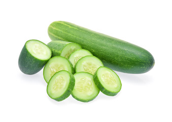 cucumber isolated on white background