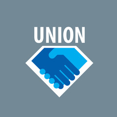 Fototapeta premium vector logo handshake