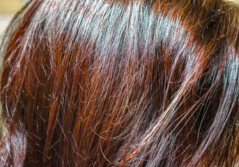 Straight hair fragment as a texture background composition
