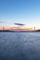 Bosphorus bridge , istanbul , Turkey
