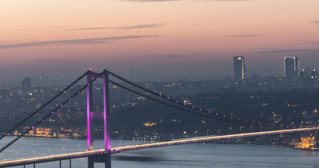 Bosphorus bridge , istanbul , Turkey