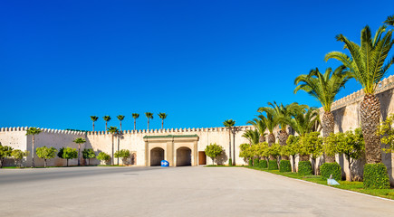 Gate at the Royal Palace of Meknes, Morocco