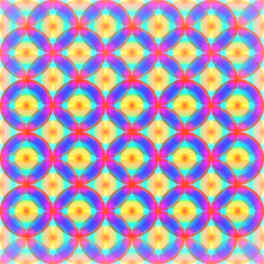 Seamless pattern with colored circles. Abstract background. Vector illustration.