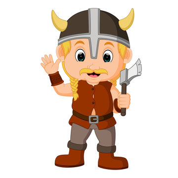viking warrior cartoon