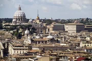Fototapeta na wymiar über den Dächern von Rom