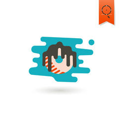 Donut with Chocolate Glaze.