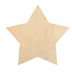 Star on the white background