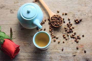 barley tea with seed