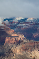Grand Canyon South Rim Winter Snow
