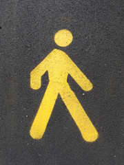 Pedestrian sign