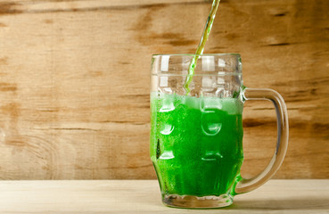 Happy St. Patrick's Day green drink