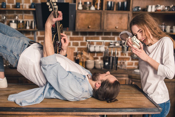 Man playing guitar