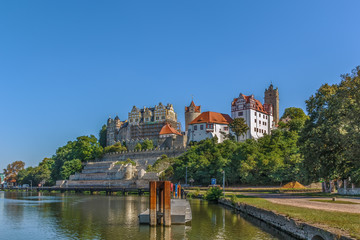 Fototapeta na wymiar castle in Bernburg, Germany