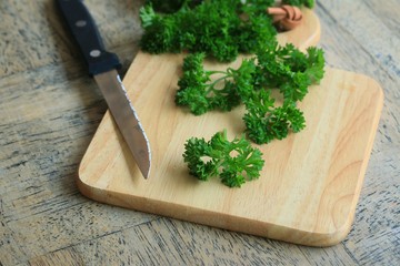 Parsley leaves