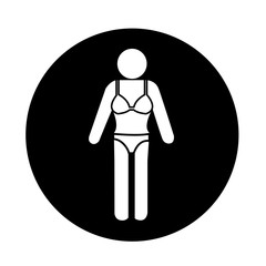 Swimming Suit People Icon