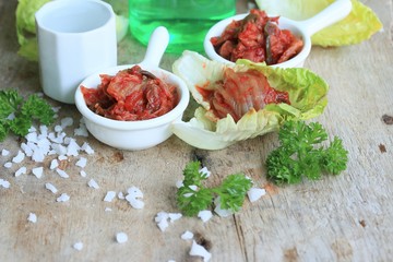 kimchi cabbage - korean food