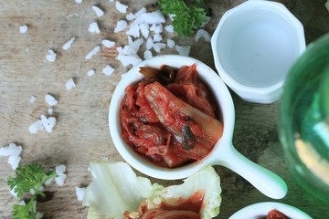 kimchi cabbage - korean food