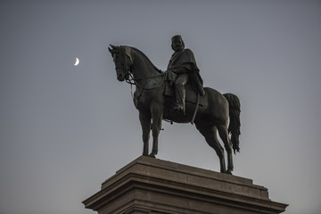 Obraz premium Statue of Garibaldi