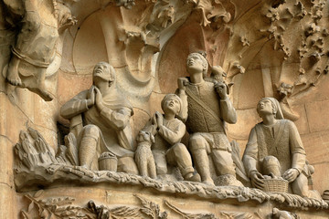 Obraz premium Sagrada Familia, Barcelona, Spain