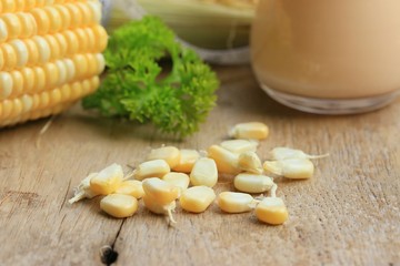 corn milk and sweet corn