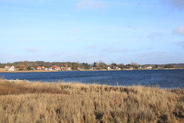 Idyllic seaside on Funen Island, Denmark