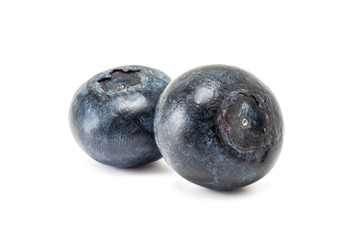 blueberry fruit isolated on white background