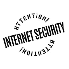 Internet Security rubber stamp. Grunge design with dust scratches. Effects can be easily removed for a clean, crisp look. Color is easily changed.