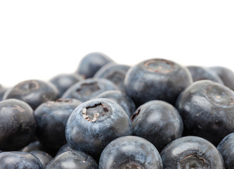 blueberry fruit isolated on white background