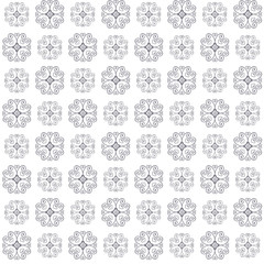 Obraz premium Seamless background for textile, manufacturing, wallpapers, print, wrap. Graphic vintage pattern. Wallpaper baroque damask Floral pattern .