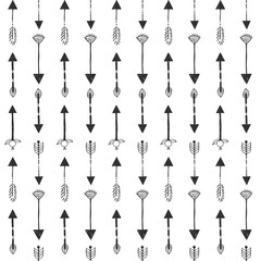 Hand drawn arrow background