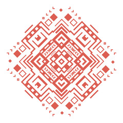 Ethnic geometric decorative pattern ornament vector illustration