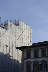 Obraz premium detail of old palace