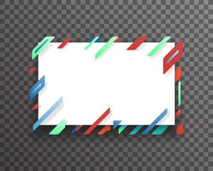 Fototapeta premium flyer brochure cover poster set A4 abstract geometric decor design template vector illustration