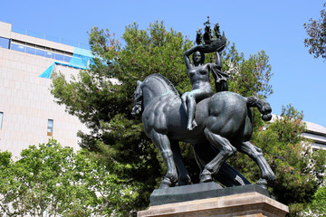 Sightseeing in Barcelona in Spain