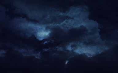 Obraz premium Cosmic art, science fiction wallpaper. Beauty of deep space. Billions of galaxies in the universe. Elements of this image furnished by NASA