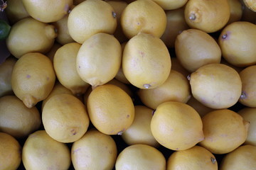 Background of lemons