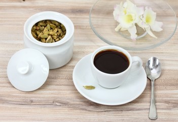 Black tea & cardamom seeds used  for unique taste 