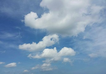 Background of sky and clouds