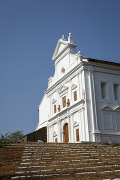 Capello Do Monte in Old Goa (Mount Mary church), Goa, India.