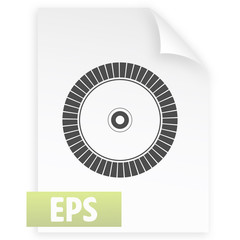 Diamond disc for concrete cutting vector icon