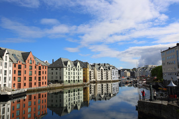 Norwegian town Alesund